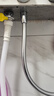 九牧（JOMOO）PVC防缠绕耐高温加厚耐压软管黄铜接头淋浴软管1.5米H3588 实拍图