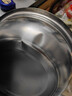 不锈钢盆加厚大盆洗脸盆洗菜盆家用大号盆洗澡洗衣加厚盆洗菜盆 加厚不锈钢大盆 36CM【1个装】 实拍图