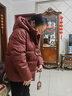 唐致中老年羽绒服女短款新中式妈妈冬季外套60岁老人奶奶太太加厚冬装 【新国标90绒】安可拉红 2XL 【建议106-120斤】送运费险 晒单实拍图