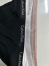 Calvin Klein内衣女士三条装经典提花腰边ck舒适棉质微弹性感比基尼三角内裤女 FIY-太空黑/杏仁色/月光白 3条 S 尺码偏大，建议拍小一码 实拍图