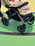 cam IL MONDO DEL BAMBINO意大利原装进口婴儿推车双向高景观0-3岁用折叠可坐可躺四轮减震 Dinamico stroller col991 尊享版 奶米杏 意大利原装进口婴儿推车 实拍图