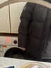 京东京造羽绒服男鸭绒加厚防寒工装面包服短款冬季外套衣服 黑色 L 实拍图