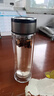【京东物流配送】高硼硅双层玻璃杯大容量泡茶杯水杯子茶水分离杯 【双层加厚】茶杯350ml1只 实拍图