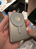 ideo【3C认证】可上飞机无线充电宝迷你自带线大容量10000毫安超薄小巧支持手表耳机磁吸快充 钛金灰 实拍图