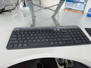罗技（Logitech）K580无线蓝牙键盘带手机支架可跨屏切换静音按键无限薄膜键盘笔记本电脑手机ipad平板键鼠套装 【K580】无线轻音键盘-石墨黑 实拍图