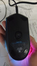 罗技（G）G102第二代游戏鼠标 RGB流光灯效鼠标 轻量化  游戏级8000DPI传感器 黑色 200-8000DPI 实拍图