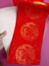 暴享【加厚5副】宝楿堂 万年红对联纸空白洒金红纸手写春联专用纸大张龙凤烫金书法作品纸七言自写1.6m*26cm 实拍图