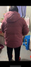 坦博尔羽绒服女短款秋冬连帽宽松保暖女士外套厚TD236356 粉黛红 190  实拍图