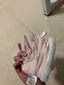 童泰（TONGTAI）婴儿鞋冬季纯棉夹棉宝宝棉鞋保暖加绒加厚护脚软底鞋米白13x9cm 实拍图