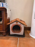 阿柴与猫封闭式猫窝大房子小型犬狗窝睡觉猫狗屋可拆洗四季通用宠物窝 实拍图