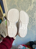 CROCS卡骆驰洞洞鞋贝雅男鞋女鞋轻便耐磨一脚蹬拖鞋休闲鞋|10126 白-100 37 /38(230mm) 实拍图