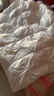 无印良品100%白鹅羽毛绒丝被子秋冬被约5斤【填充1600g】150*200cm扭花白 实拍图