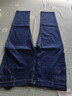 真维斯（Jeanswest）牛仔裤男士2025冬季商务宽松直筒加绒保暖裤男蓝色加绒40 实拍图