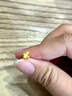 周六福足金999四叶草黄金耳钉女生日礼物AA096009 一对 约0.76g生日礼物 实拍图
