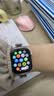 腕美主义适用苹果s11手表滑梯拼皮表带watch s10金属滑梯扣apple watch s9透气表链se3女款高级感替换腕带 【滑梯款拼皮】-银-奶白皮+银色连接器 适用：iwatch11代10代【 实拍图