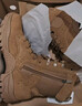 际华三五零五新式棕色作战靴男夏季碳板作战鞋超轻高帮耐磨训练靴真皮登山鞋 棕色新式作战靴【高配款】 40/250【原厂正品 两双鞋垫】 实拍图