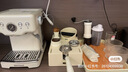 柏翠(petrus) 咖啡机意式浓缩家用小型半自动蒸汽打奶泡PE3833海盐小方 新年礼物 实拍图