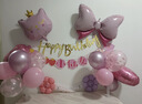 多美忆生日场景布置女孩生日气球儿童道具氛围装饰快乐桌飘装扮粉色套餐 实拍图