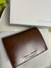 CHARLES&KEITH质感纯色包包女包多卡位短款钱包女士生日新年礼物CK6-10680907 Chocolate巧克力色 XXS 实拍图