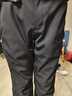 探拓（TECTOP）冲锋裤男加绒保暖防风软壳裤登山徒步裤  男款黑色 S 实拍图