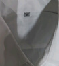 BLUE LITTLE WHITE长袖衬衫男棉商务白衬衫修身男士正装工装免烫大码职业装抗皱衬衣 白斜纹3020-01【2-3天到货】 39 （115斤-130斤） 实拍图
