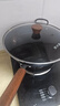 炊大皇铁锅家用无涂层不锈炒锅燃气灶专用炒锅炒菜锅平底锅极铁锅34cm 实拍图