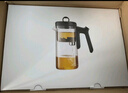 鸣盏飘逸杯玻璃内胆磁吸一键过滤泡茶壶茶水分离冲茶器沏茶壶功夫茶具 MZ8003B透明款 实拍图