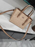 蔻驰（COACH）奢侈品女包Mollie25斜挎单肩包托特包CV965 SVPWH 沙黄色生日礼物 实拍图