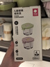 babycare婴儿辅食盒玻璃宝宝辅食保鲜工具便携防漏蒸煮冷冻储存青+粉220ml 实拍图