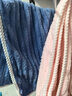 【毛浴巾三件套】家用比纯棉全棉吸水男款女毛巾浴巾方巾洗澡成人 深海蓝【浴巾+毛巾+方巾】 实拍图