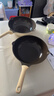 炊大皇钛盾炒锅 麦饭石色不粘锅多功能少油烟炒菜锅平底锅32cm 实拍图