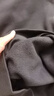 特步（XTEP） 卫衣男装套头t恤衫秋季休闲运动服饰男士保暖打底宽松大码跑步服 黑-logo基础圆领-加绒加厚 XL /180 -现货速发 实拍图