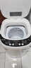 小鸭小黄鸭系列婴儿洗衣机烘干一体迷你高温煮洗全自动洗衣机宝宝儿童专用小型儿童带烘干 3.5KG白【蓝光升级+10大程序】+10年保修 【全自动洗脱一体】 实拍图