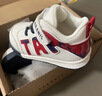 泰兰尼斯秋冬季新款学步鞋中高帮男宝宝鞋气泵防滑防踢机能鞋子 白/红 秋季超超纤 21 鞋内长14.0cm适合脚长13.0 实拍图
