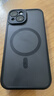 绿联适用iPhone16手机壳 苹果16磁吸壳 MagSafe保护套 无线充电 防摔抗指纹防磨防震超薄 磨砂黑色 实拍图