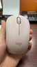 罗技（Logitech）M221轻音鼠标 无线鼠标 办公鼠标 对称鼠标 带无线微型接收器 茱萸粉 实拍图