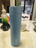 炊大皇保温杯316L医用级不锈钢茶水分离商务便携智能保温杯浅蓝色 490ml 实拍图