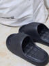 HIPANDA拖鞋男士EVA厚底踩屎感室内居家用防滑耐穿外穿凉拖女 黑色 40-41 实拍图