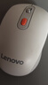 联想（Lenovo）无线蓝牙双模鼠标  便携办公鼠标 人体工程学设计 适用台式机一体机笔记本平板Howard白色 实拍图