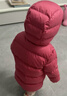 保姆鹅  【风墙】儿童羽绒服宝宝中长款护脸加厚外套保暖童装[NG2664] 石榴粉 110 实拍图
