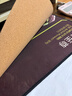 京东京造PU鼠标垫锁边小中号双料鼠标垫28*22cm加长办公游戏电竞电脑桌垫皮革触感天然橡木防水耐磨 茶色 实拍图