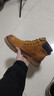 骆驼（CAMEL）王俊凯同款冬加绒户外工装马丁大黄靴男 G122W7757TR 金黄 42 实拍图