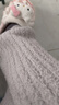 ubras【虞书欣同款】兔绒绒开襟家居服套装厚款女加绒睡衣冬季女 【长袖长裤套装】拿铁灰色 M 实拍图
