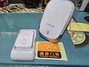 卡佳斯门铃无线家用一拖二无线门铃公司大门门玲呼叫器老人无线远距离遥控电子呼叫铃 K01银【1按钮+1主机】 实拍图