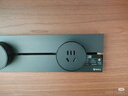公牛（BULL）明装轨道插座 轻薄款GB3免开槽可移动壁挂式插排 大功率插座面板 40厘米升级轨道+2个五孔钛金灰 实拍图