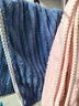 【毛浴巾三件套】家用比纯棉全棉吸水男款女毛巾浴巾方巾洗澡成人 深海蓝【浴巾+毛巾+方巾】 实拍图