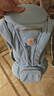 ERGObaby二狗背带婴儿抱娃神器四季透气外出旅行遛娃神器breeze解放双手 Omni Deluxe宁静蓝+口水巾 实拍图