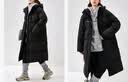 雪中飞（SNOWFLYING）中长款洋气羽绒服女士2025新款加厚直筒运动休闲时尚百搭冬季外套 实拍图