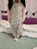 威尔贝鲁（WELLBER）恒温睡袋婴幼儿1-3岁竹棉睡衣秋冬儿童宝宝防踢被厚夹棉 绮梦3XL 实拍图
