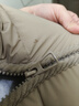 坦博尔轻薄羽绒服女短款翻领宽松舒适衬衫式女士外套330226D 青木棕155 实拍图